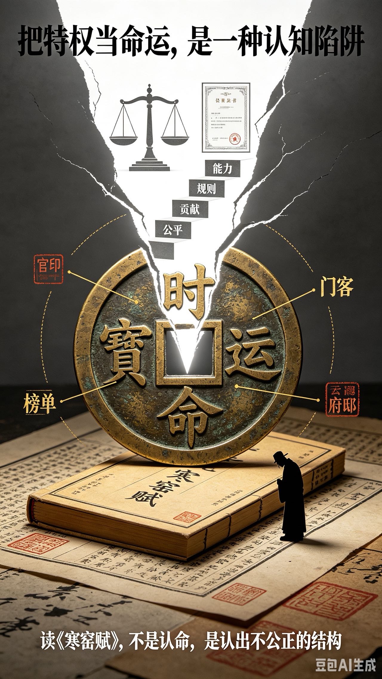 抖音刷到有人吹嘘《寒窑赋》是如何如何…