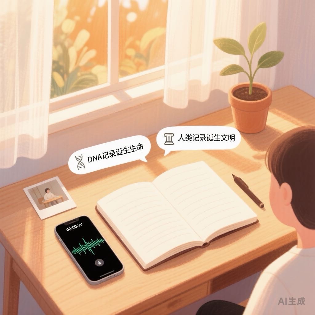 DNA记录诞生生命,人类记录诞生文明…