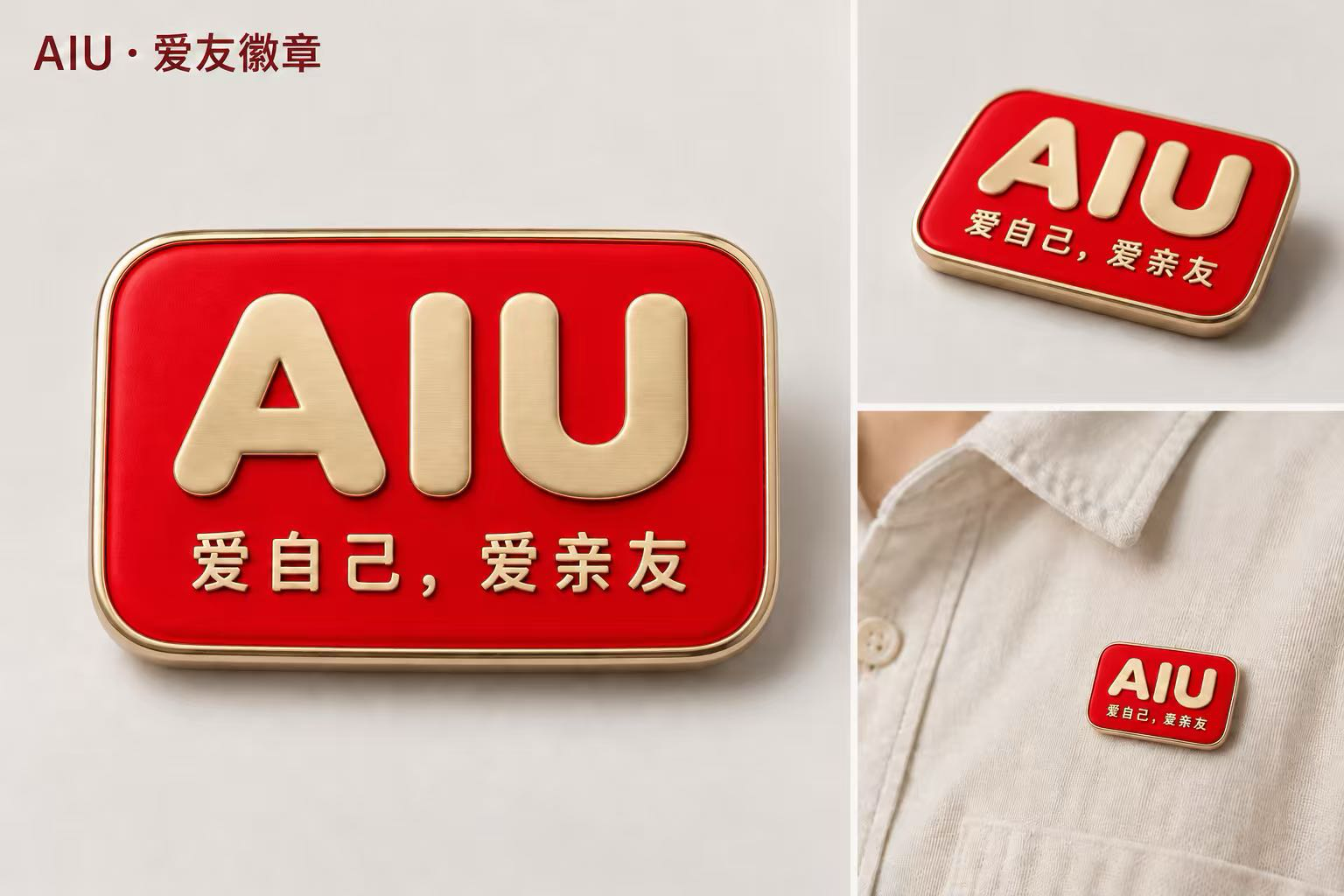 AIU爱友徽章