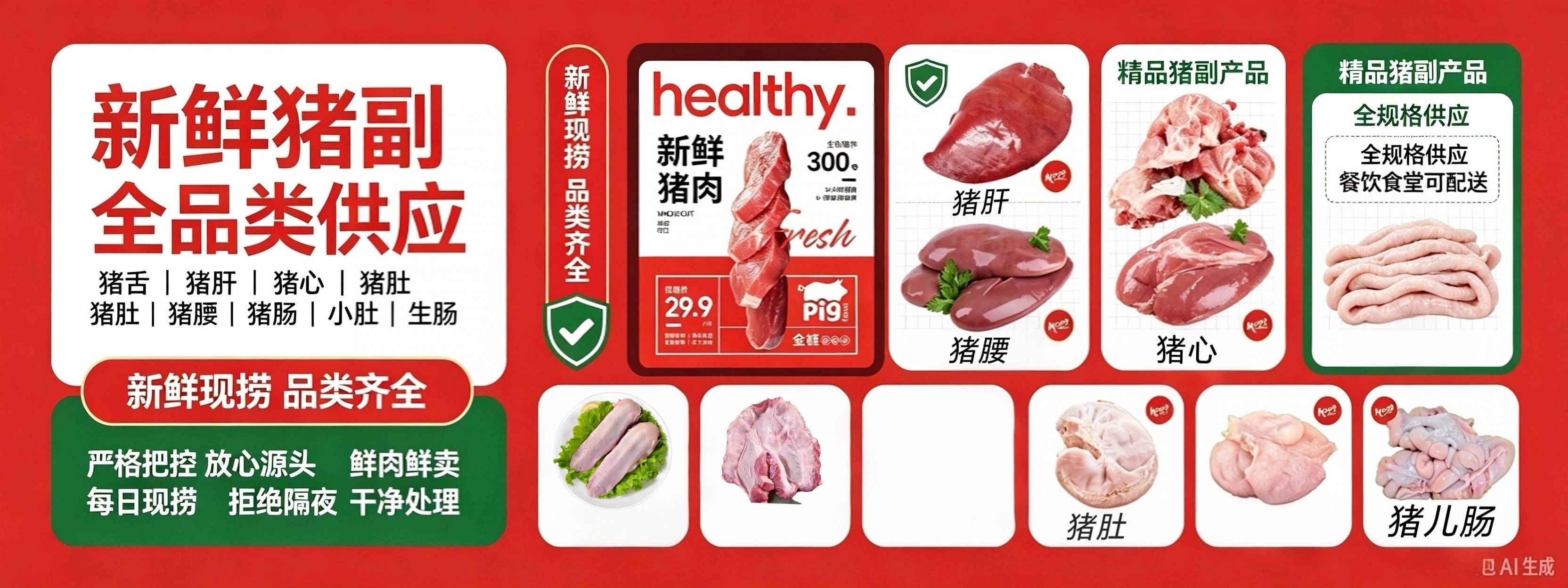 猪副产品供应宣传物料 图片 3